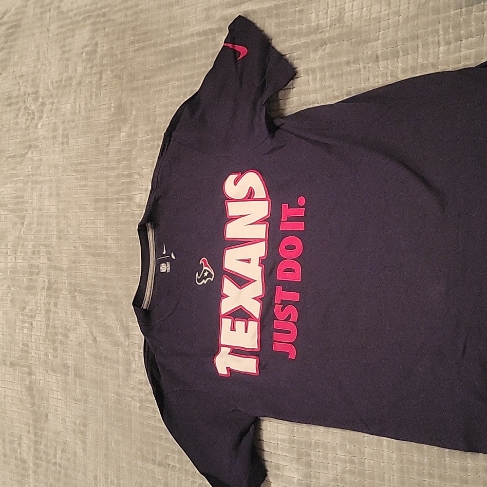 Houston Teaxans Nike Just Do It Shirt Size S
